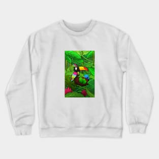 Jungle Toucan Crewneck Sweatshirt